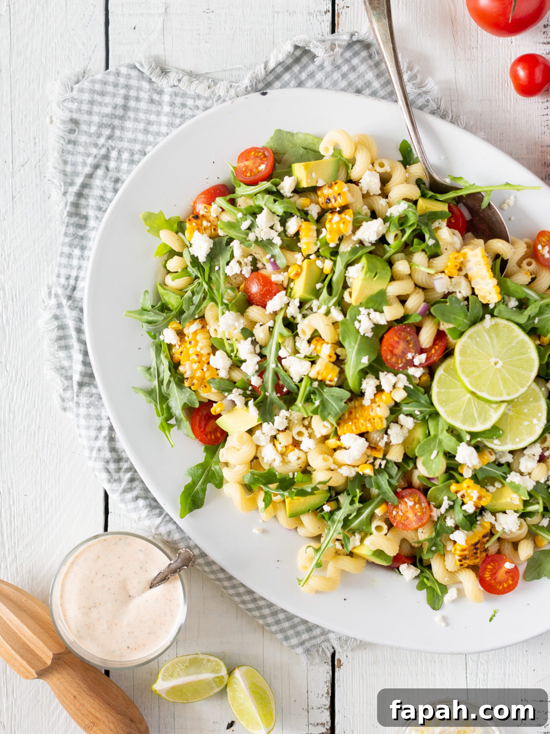 Plated salad