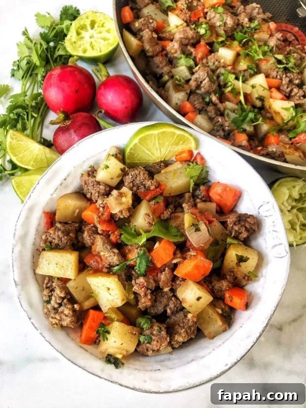 Dash of Color and Spice Picadillo