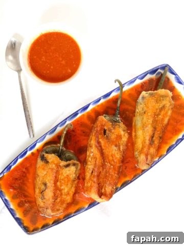 Bacon and Ground Beef Chiles Rellenos