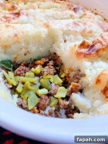 Roasted Green Chile Pastel de Papa