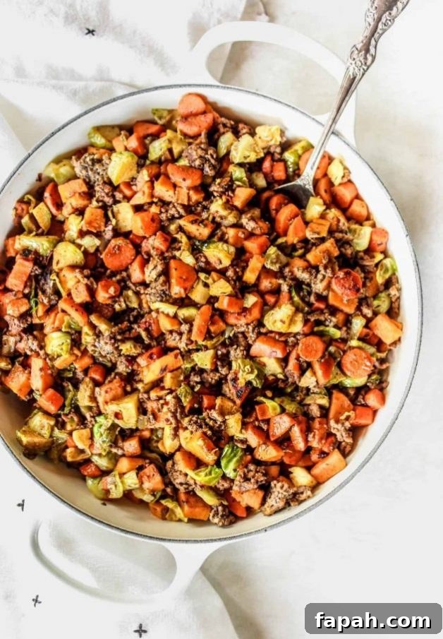 GROUND BEEF & SWEET POTATO SKILLET The Whole Cook