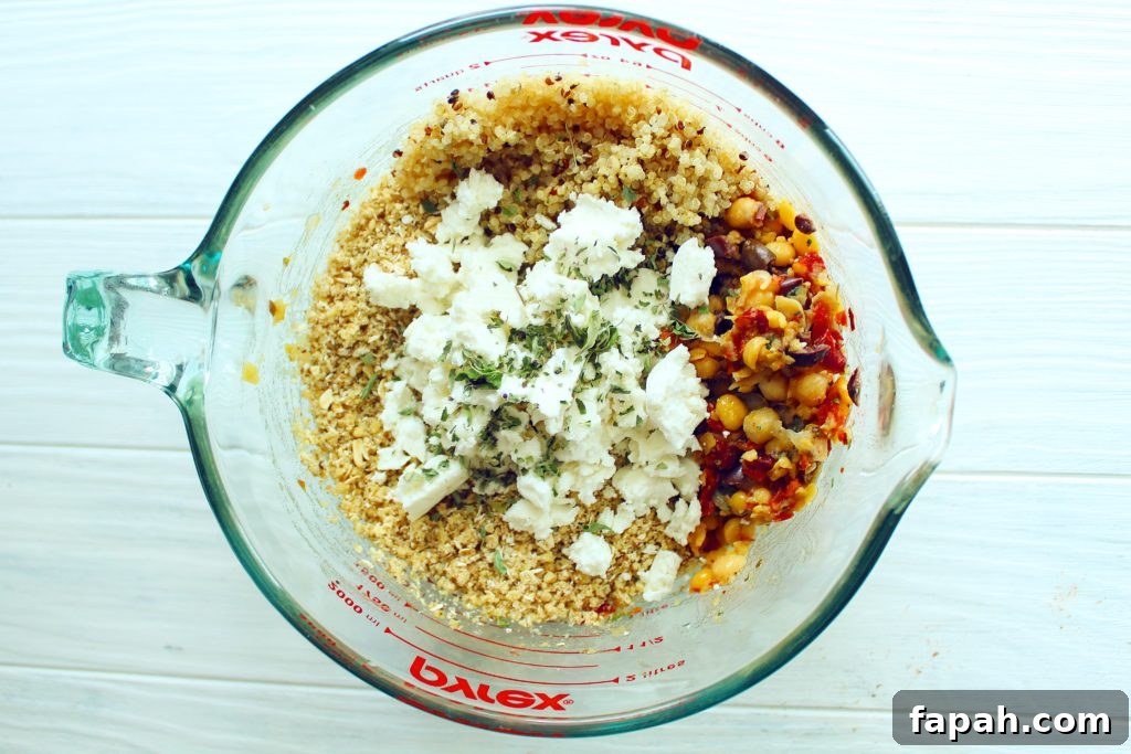Greek Chickpea + Feta Veggie Burgers Recipe