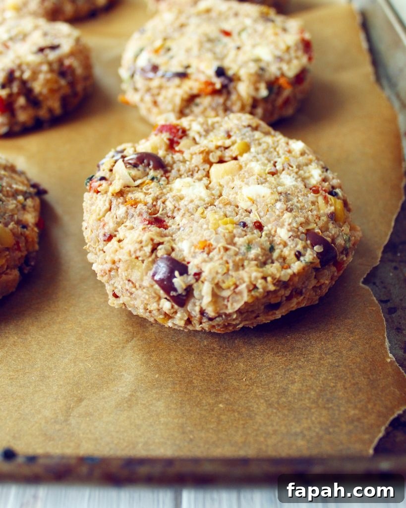 Greek Chickpea + Feta Veggie Burgers Recipe