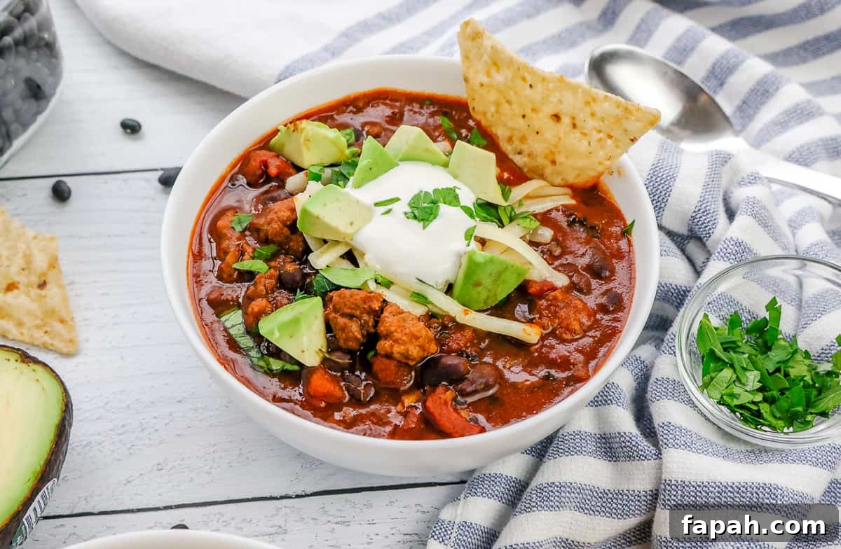 Serving the Instant Pot Chili