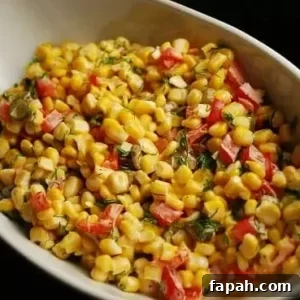 Sweet Corn Salad with Roasted Red Pepper and Fresh Dill 2 corn salad with red pepper and dill