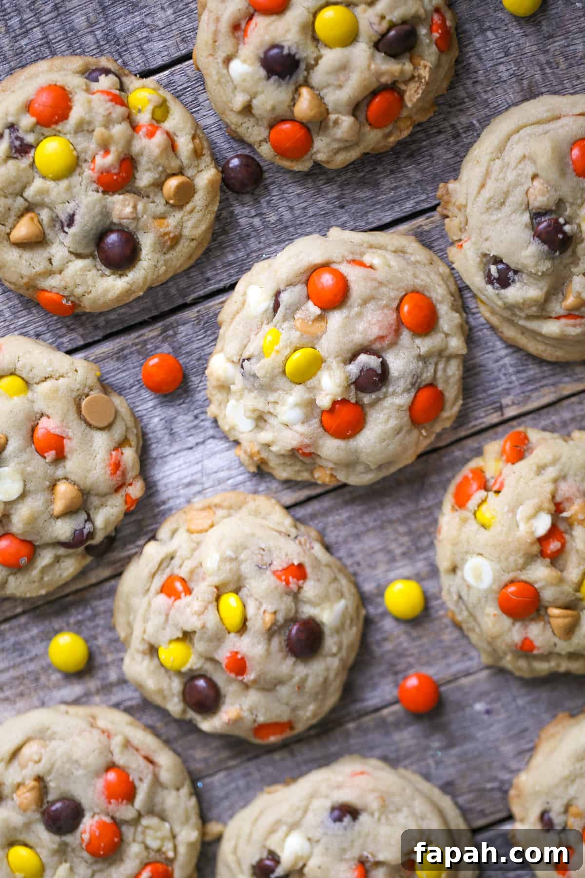 Reese's Pieces Cookies recipe peanut butter