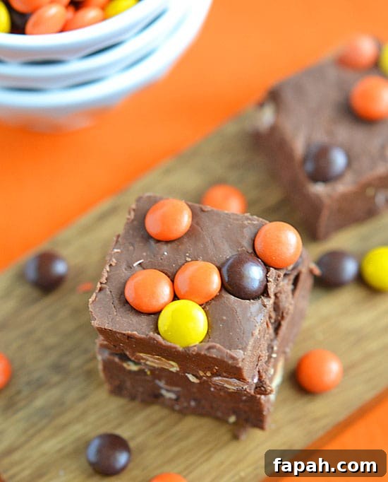 Reese's Pieces No-Fail Fudge
