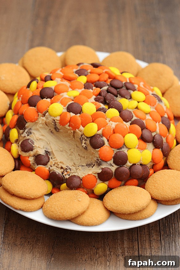 Peanut Butter Cookie Dough Cheese Ball