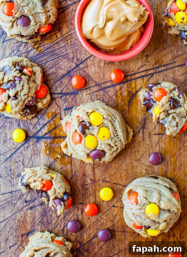 Reese's Pieces Soft Peanut Butter Cookies