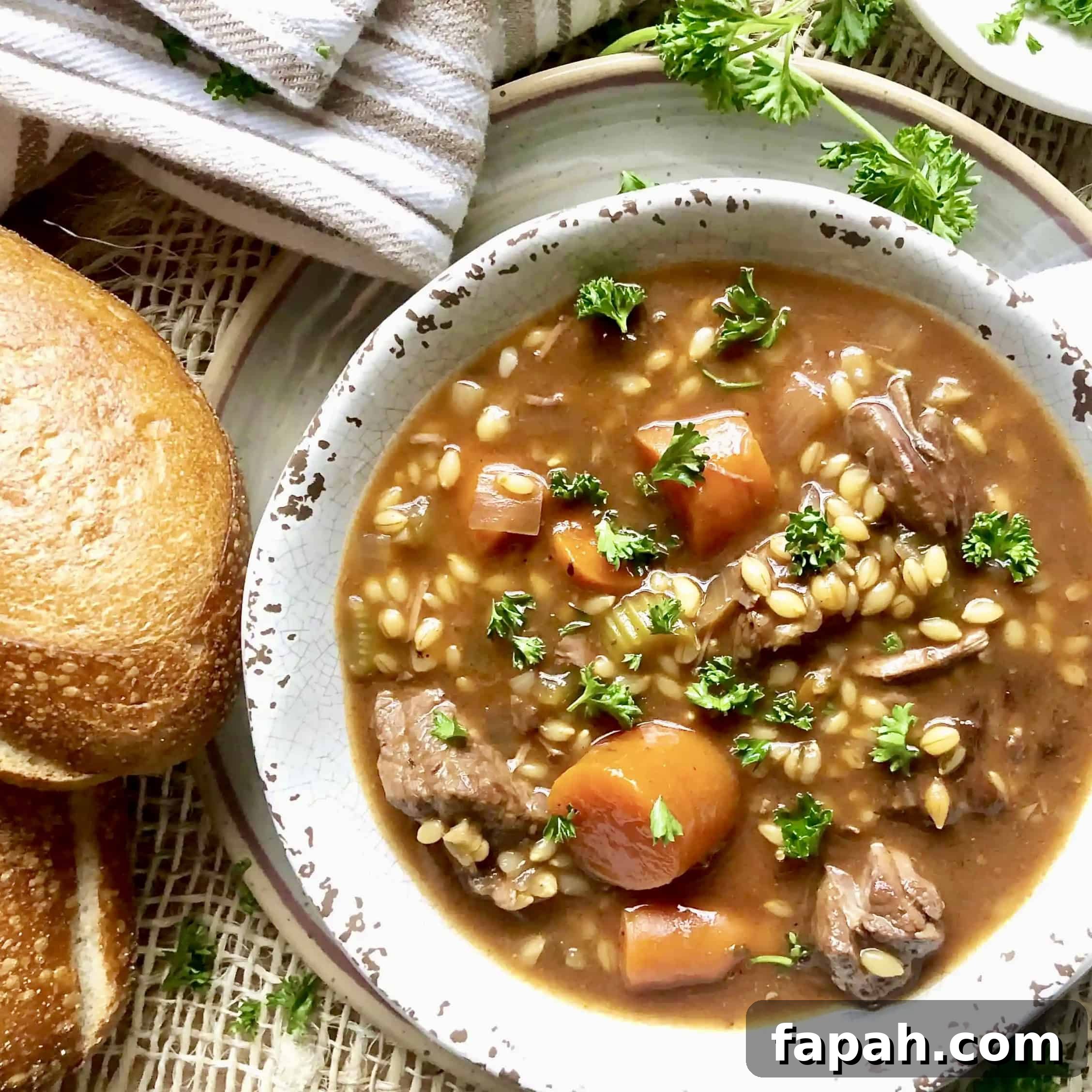 Slow Cooker Beef and Barley Stew Recipe 2 slow cooker beef & barley stew
