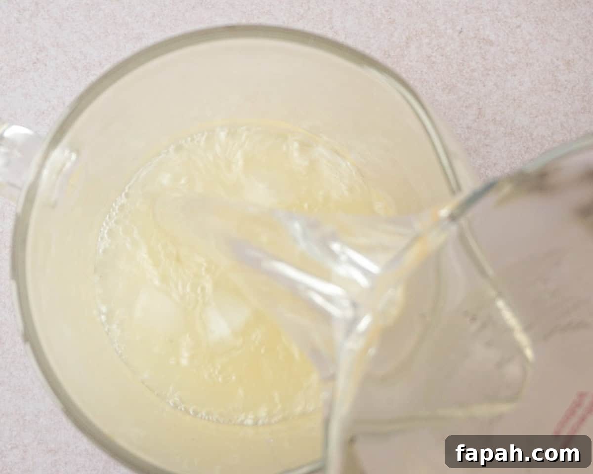 Vanilla Lemonade Recipe: Refreshing Homemade Citrus Cooler 7 Add vanilla sugar water to the fresh lemon juice