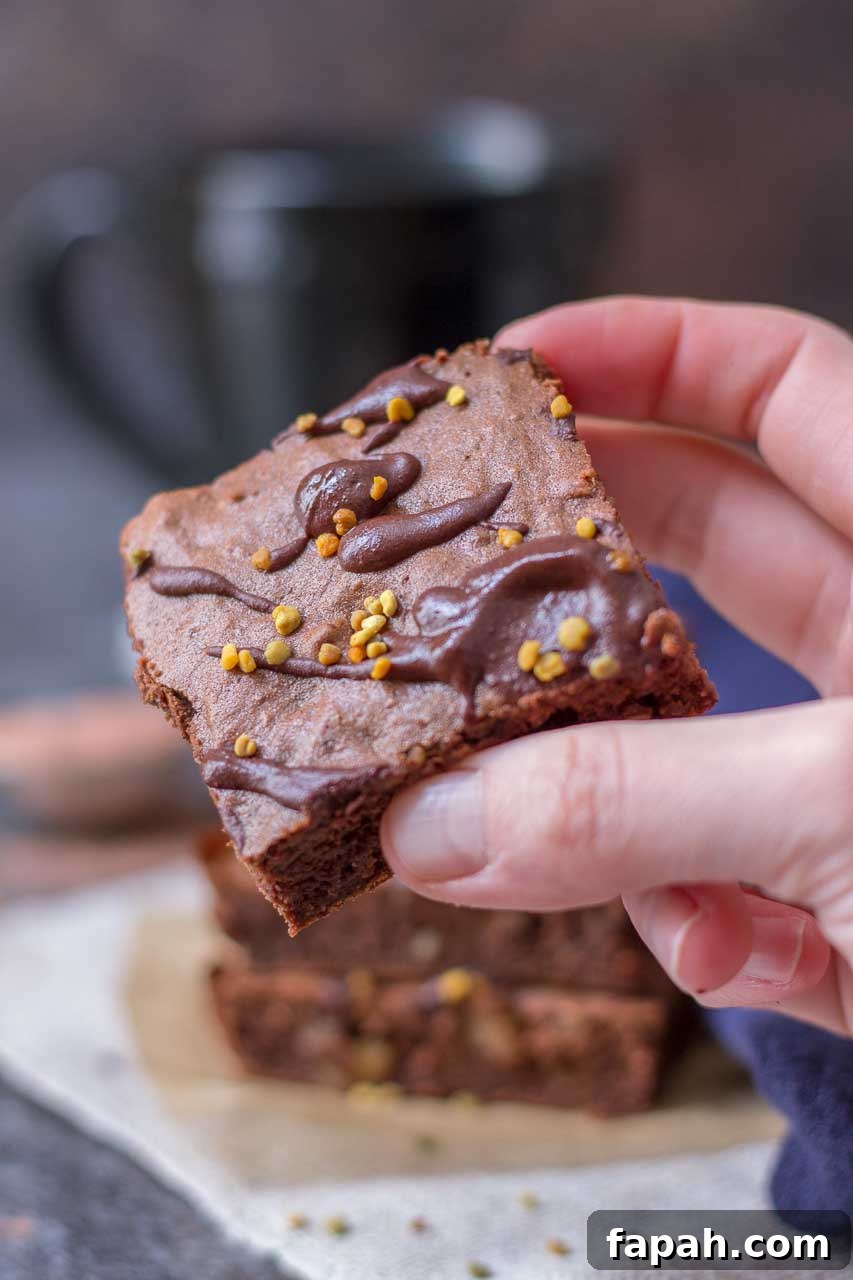 Fudgy Walnut Brownies Recipe with Crunchy Walnut Topping 4 Fudgy Cacao Walnut Brownies