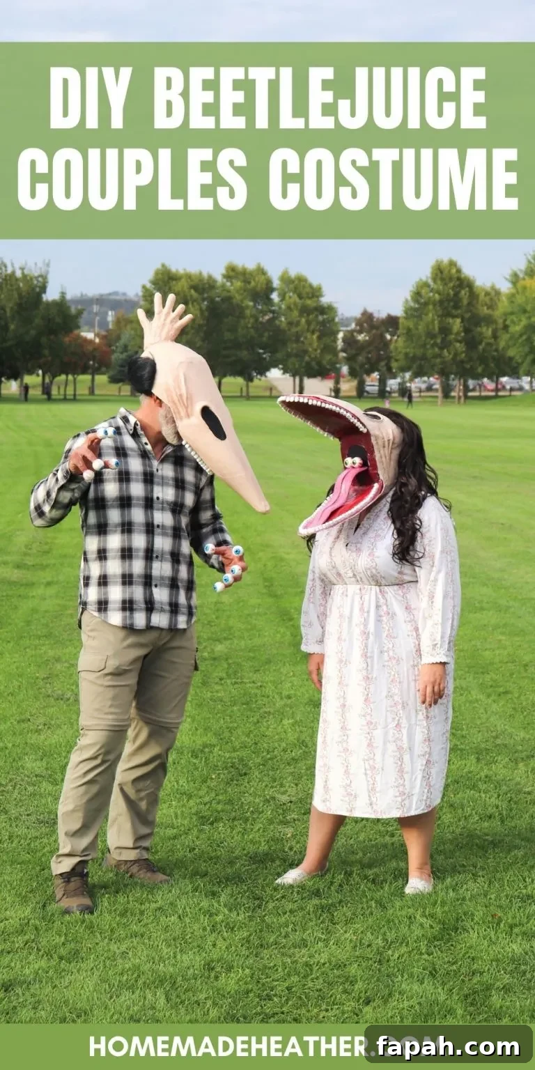 DIY Halloween Costume Ideas for Adults: Creative & Affordable Looks 3 Adam and Barbara Maitland Beetlejuice Costume