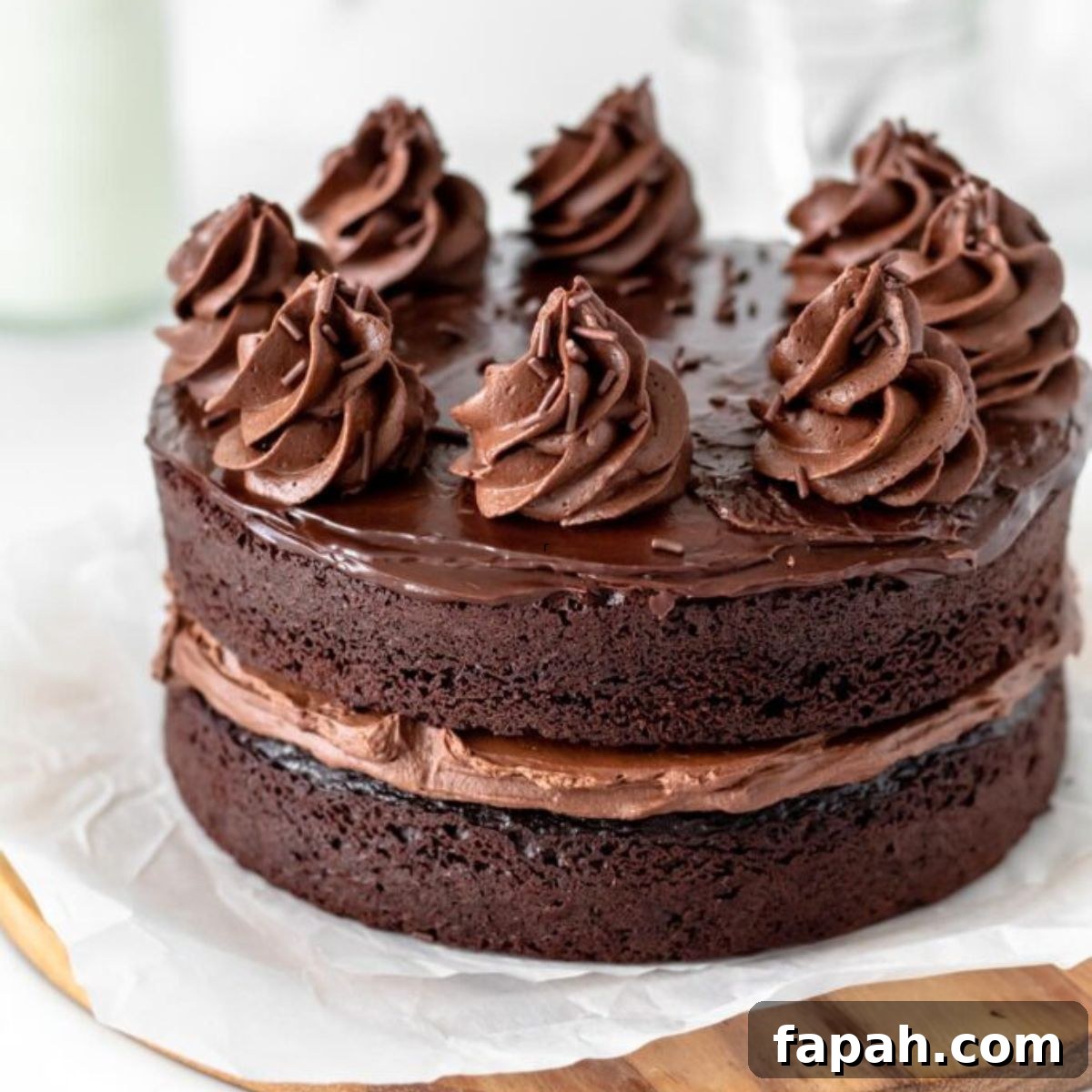 Decadent Chocolate Ganache Cake Recipe with Glossy Finish 2 img 9551 1