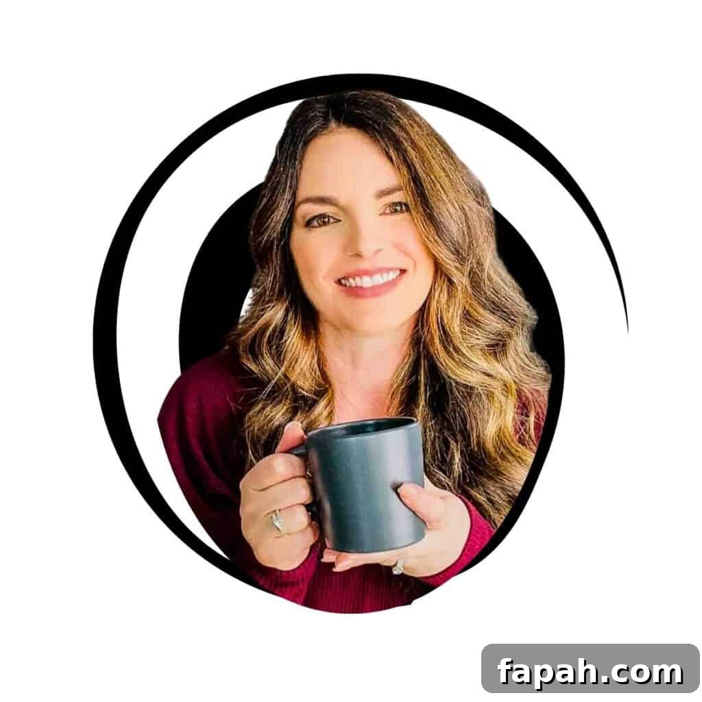 A photo of Jeri Walker smiling while holding a cup of coffee, welcoming her readers to her website.