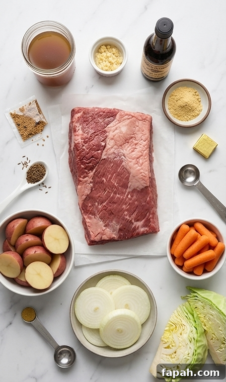 Corned beef ingredients