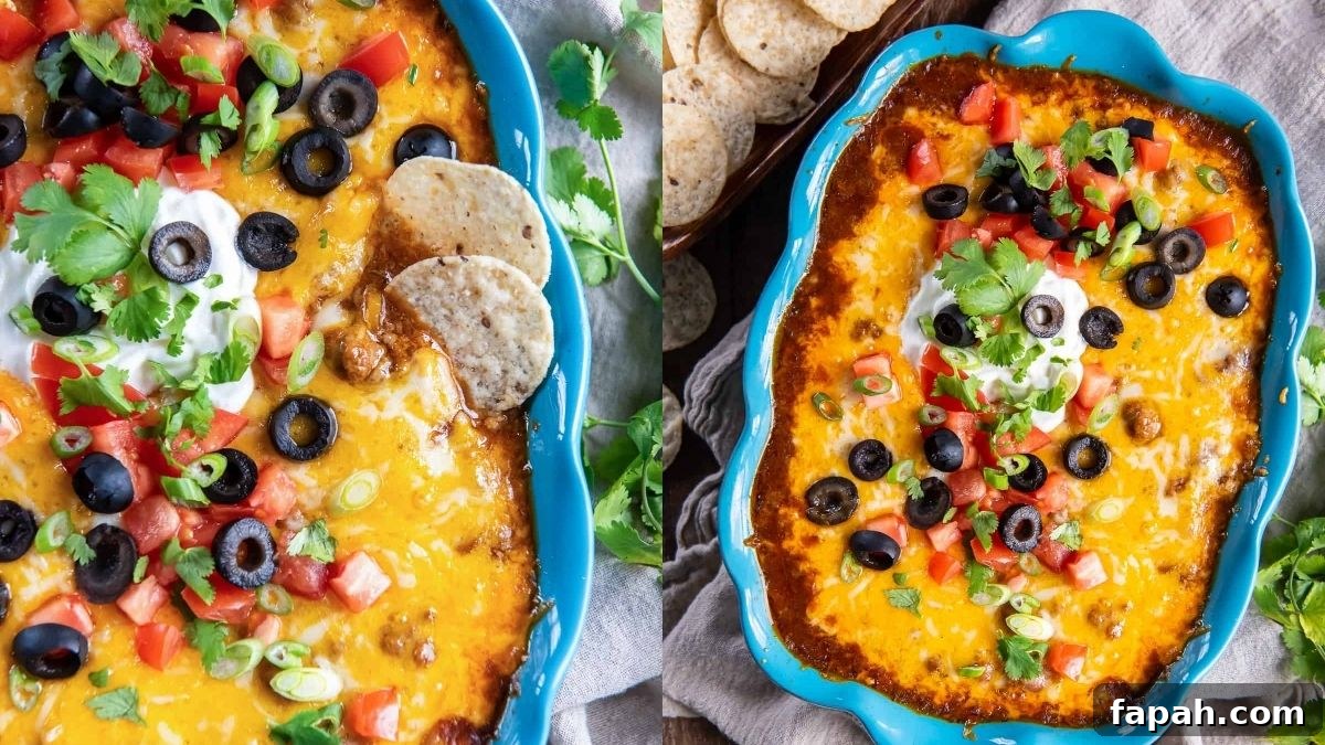 Beef Enchilada Dip