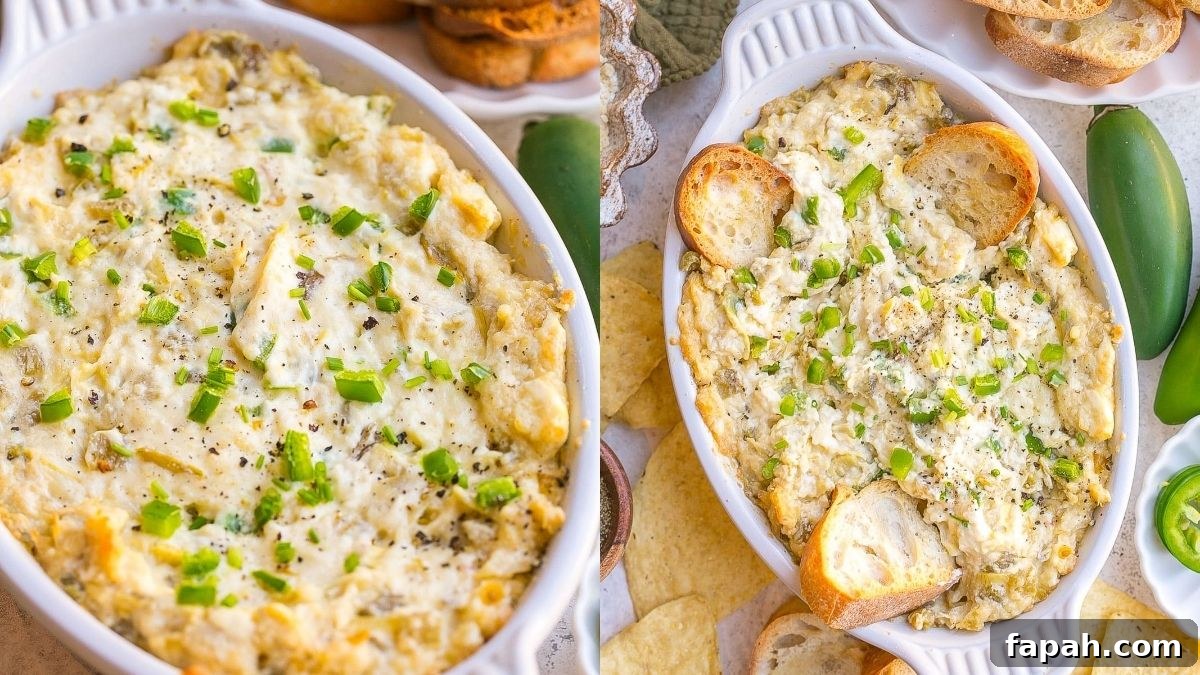 Spicy Jalapeño Artichoke Dip