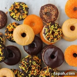 Spooky Halloween Donuts: Creative Recipes and Decorating Ideas 12 Baked Mini Halloween Donuts