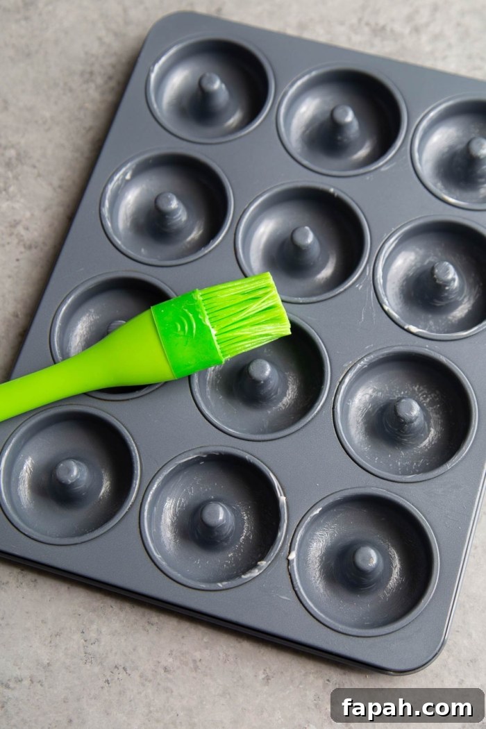 Spooky Halloween Donuts: Creative Recipes and Decorating Ideas 6 grease or butter mini donut pans before use.