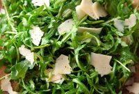 Zesty Lemon Arugula Salad with Parmesan & Pine Nuts