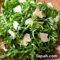 lemon arugula salad with parmesan