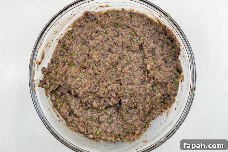 Pureed bean mixture