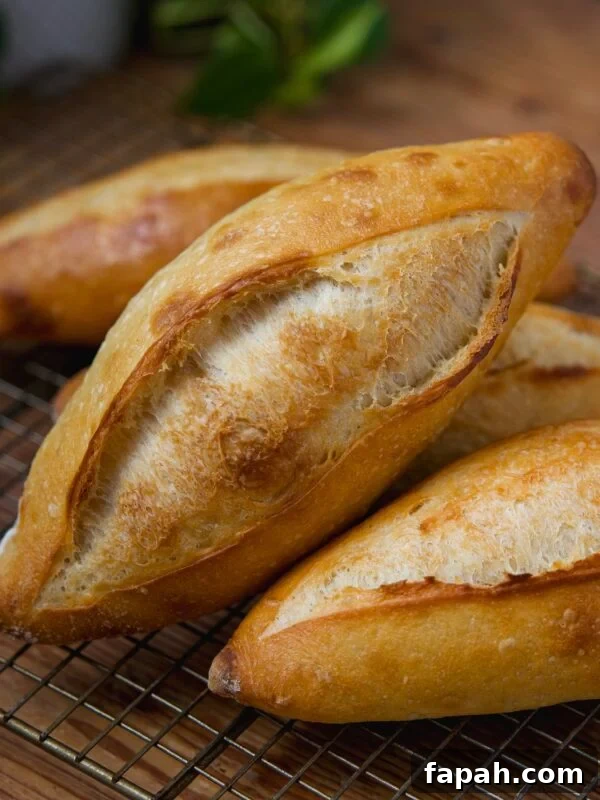 Freshly baked, golden-brown loaves of bread (called birote salado)