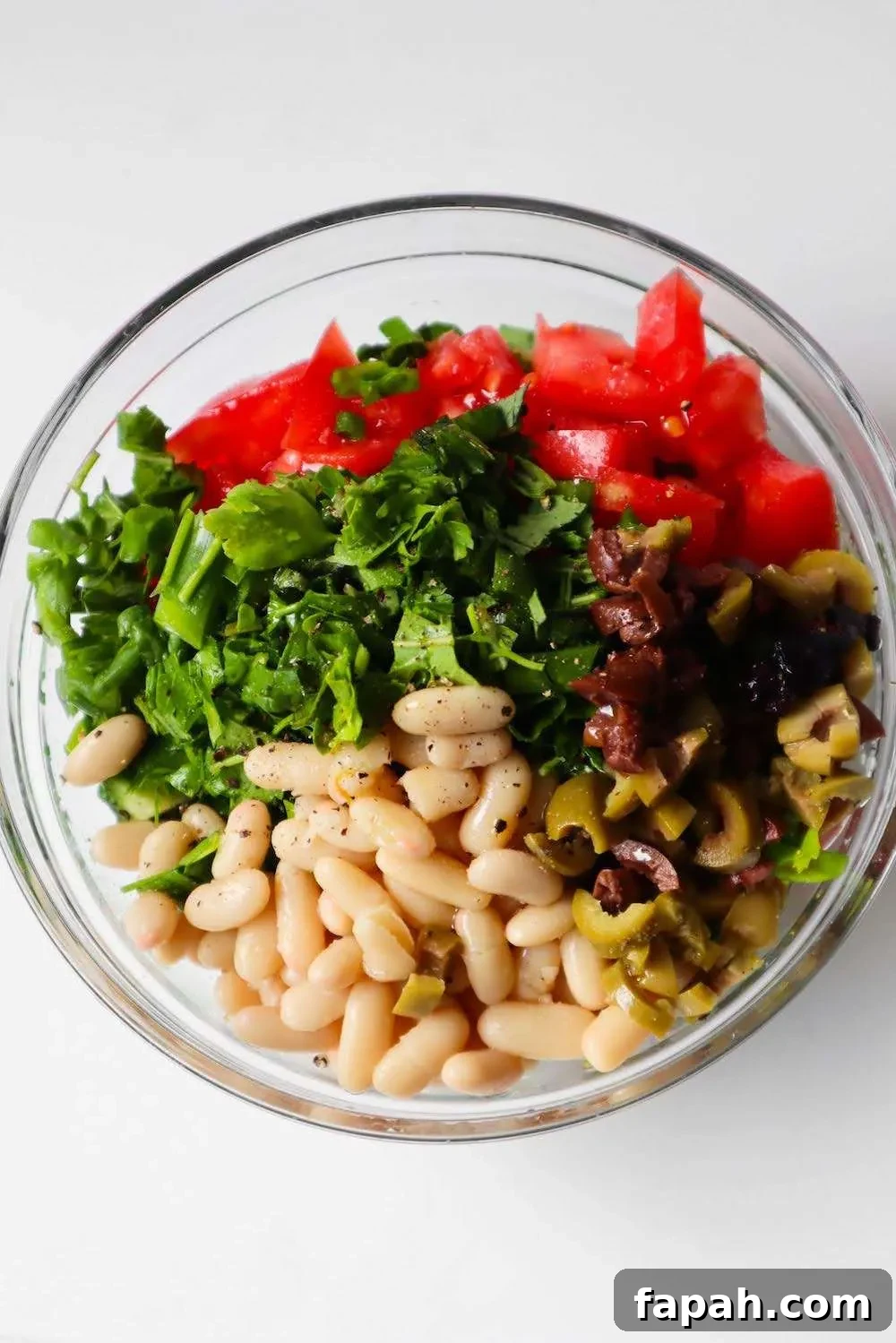 white bean salad ingredients