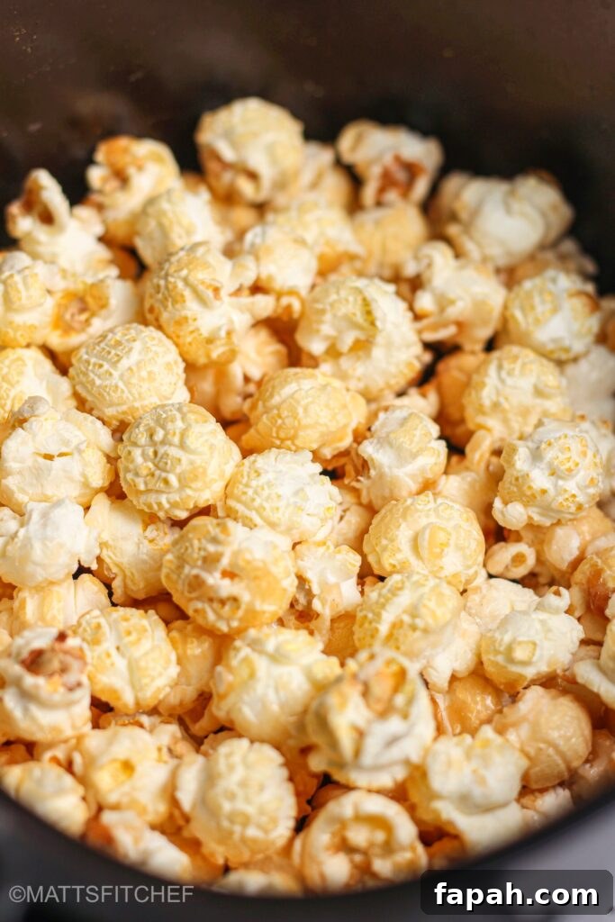 Air Fried Popcorn