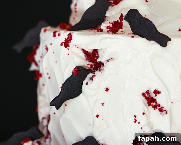 "The Birds" Hitchcock Inspired Bird Attack Cake - super easy and totally creepy for Halloween | by Erin Gardner for TheCakeBlog.com