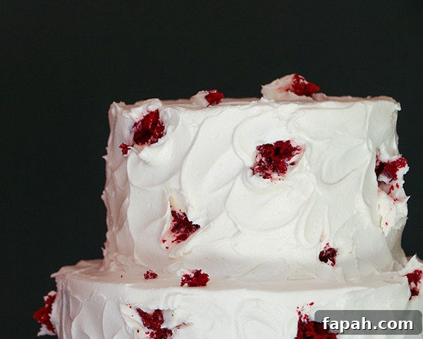 "The Birds" Hitchcock Inspired Bird Attack Cake - super easy and totally creepy for Halloween | by Erin Gardner for TheCakeBlog.com