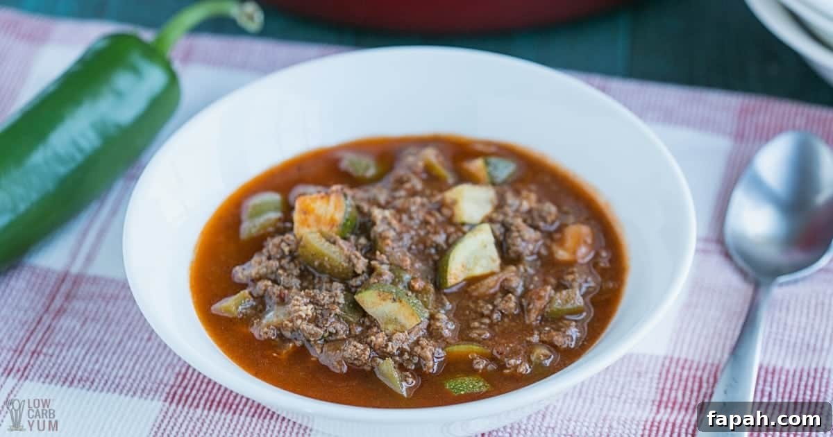 venison chili in a pot