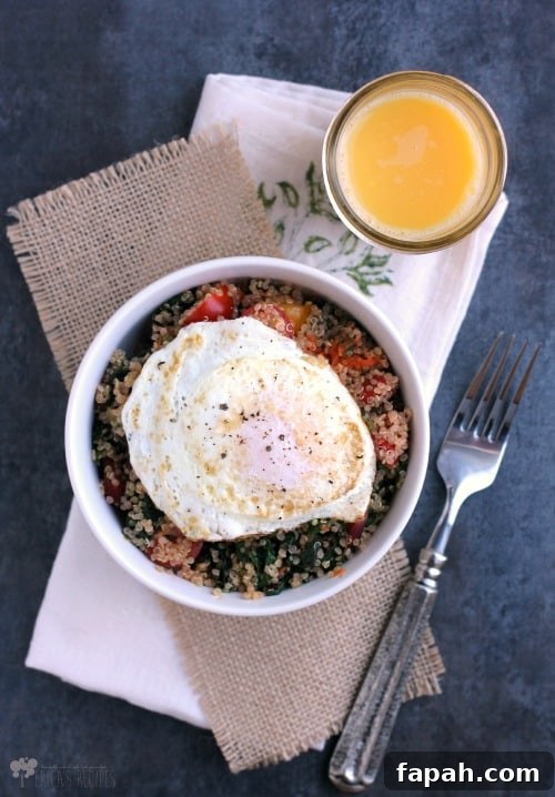 Swiss Chard and Quinoa Breakfast Bowl